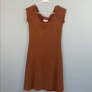 Caramel colored dress